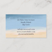 バケーションレンタルビーチパームツリー 名刺 (裏面)