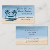 バケーションレンタルビーチパームツリー 名刺 (正面/裏面)