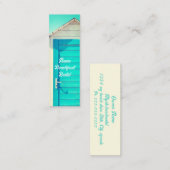 バケーションレンタルビーチフロントハウス スキニー名刺 (正面/裏面)