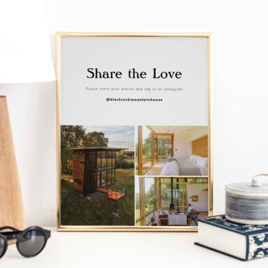 バケーションレンタルホームソーシャルメディアサイン ポスター