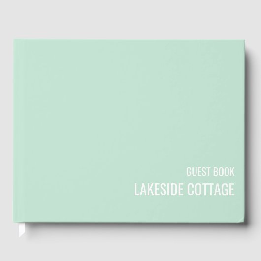 バケーションレンタルミントミニマルモダンラストエアブ ゲストブック (正面)