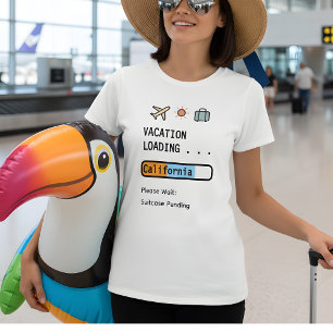 バケーションロード中… 面白い旅行好きギフト Tシャツ