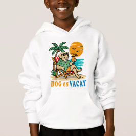バケーション中の面白い犬Tシャツ | かわいい夏