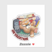 バケーション中 シール (シート)