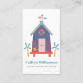 バケーション実在エステートエージェントフォトキュートビーチハウス 名刺 (正面)