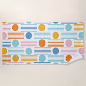 バケーション エキサイトメント ビーチ タオル (正面)