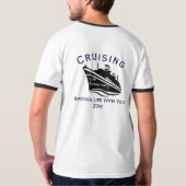 バケーション クルーズ 10周年記念 名前入り Tシャツ (裏面フル)