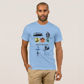 バケーション・バイブスTシャツ トロピカルでリラックスした旅スタイル Tシャツ (正面フル)