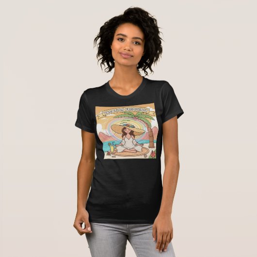 バケーション・フリクエンシー - ハッピー・バイブス Tシャツ (正面フル)