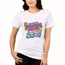 バケーション・ムード　モチベーショナルサマータイポTシャツ