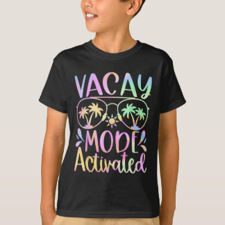 バケーション モード アクティベート 休暇 夏季 クルーズ 旅行 Tシャツ