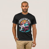 バケーション・モード・キャット Tシャツ (正面フル)