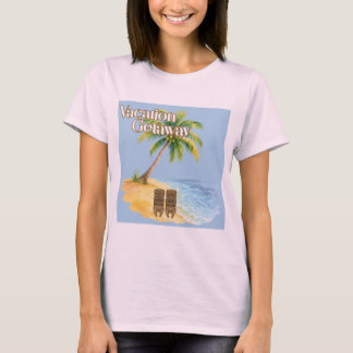 バケーション・リゾート・トロピカルビーチTシャツ Tシャツ