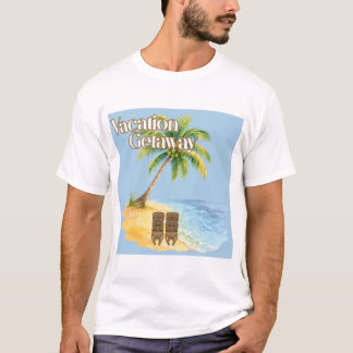 バケーション・リゾート・トロピカルビーチTシャツ Tシャツ