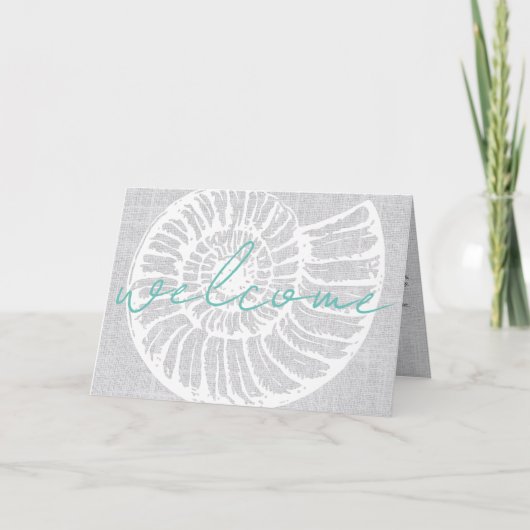 バケーション レンタル ウェルカム レター ビーチ Airbnb カード (正面)