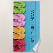 バケーション/懇親会/名前：ビーチタオル ビーチタオル