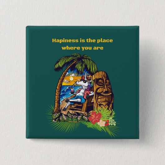 バケーション 缶バッジ (正面)