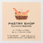 バゲットのバスケット | Chef ウィンドウサイン (シート)