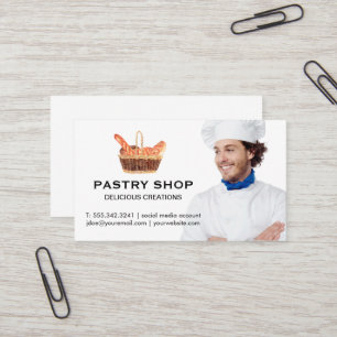 バゲットのバスケット Chef 名刺
