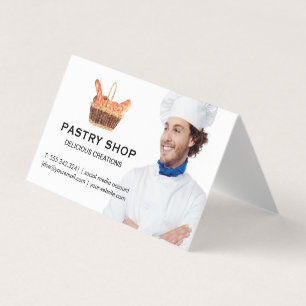 バゲットのバスケット Chef 名刺