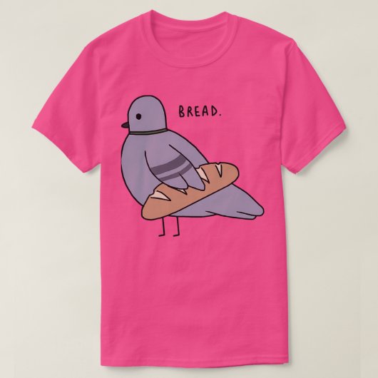 バゲットピジョン Tシャツ (デザイン正面)