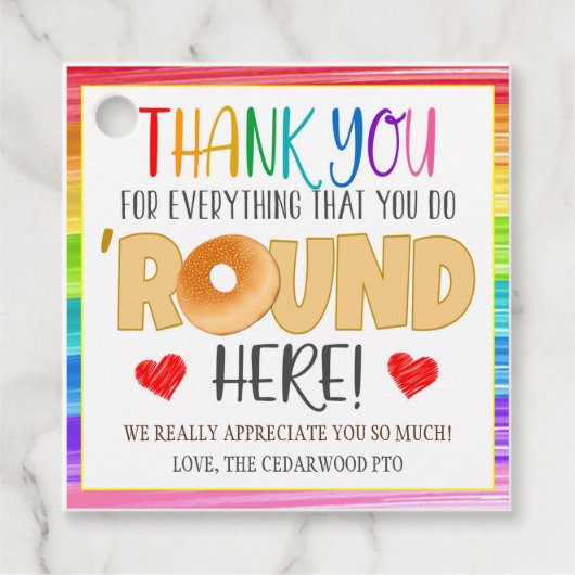 バゲルギフトラベル フェイバータグ (正面)