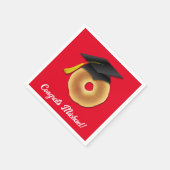 バゲルブレックファーストブルンチエクセシレーションパーティー スタンダードカクテルナプキン (角)