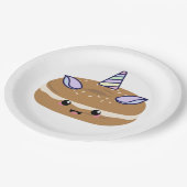 バゲルユニコーンバゲルバディーズ ペーパープレート (アングル)