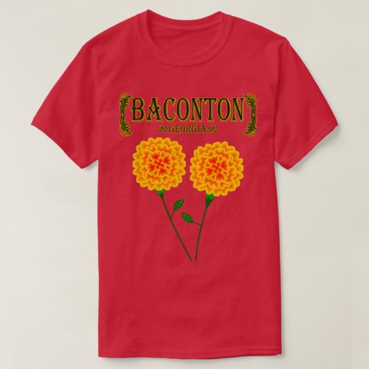 バコントンジョージアTシャツ1 Tシャツ (デザイン正面)