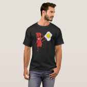 バコンホリック肉ベーコンイーターケトケトゲン2 Tシャツ (正面フル)