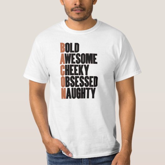 バコン アティテュード Tシャツ (正面)