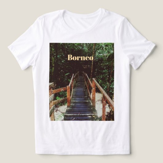 バコ国立公園 - ボルネオ島 トライブレンドTシャツ (デザイン正面)