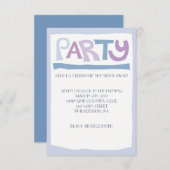 バサートユダヤ人結婚式招待状披露宴カード 招待状 (正面/裏面)