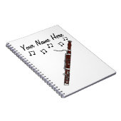 バサーンウッドウィンドミュージシャンミュージック先生カスタム ノートブック (右側)