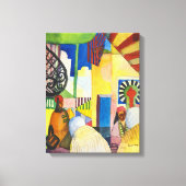 バザーで | Auguste Macke | キャンバスプリント (正面)