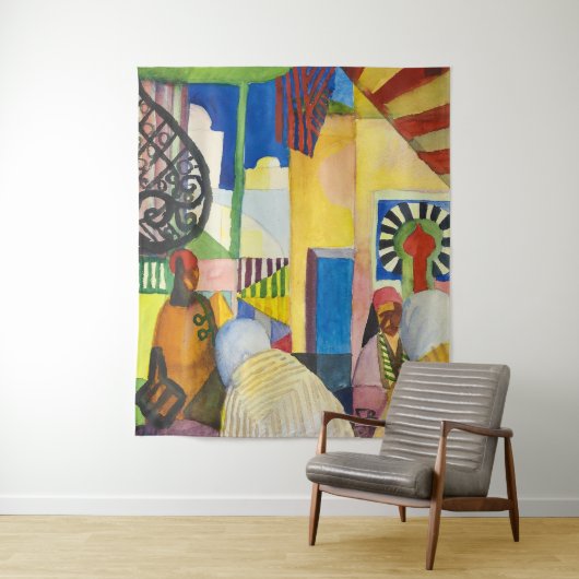 バザーで | Auguste Macke | タペストリー (インサイチュ)