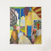 バザーで | Auguste Macke | タペストリー (正面)