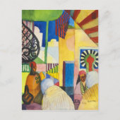 バザーで | Auguste Macke | ポストカード (正面)