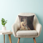 バザーのバックビュー（フランチェスコ・ヘイズ） クッション (椅子)