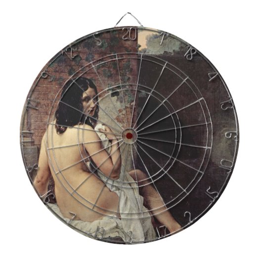 バザーのバックビュー（フランチェスコ・ヘイズ） ダーツボード (正面)