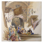 バザーの出入口、壮大なカイロのパブ。 1846年(litho タイル (正面)