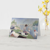 バザースジョルジュスウラットネオ印象派ヴィンテージ カード (黄色い花)