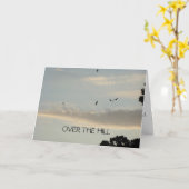 バザーズ&夕べスカイオーバーザヒル誕生日 カード (黄色い花)