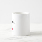 バザードな文化財保存修復家 コーヒーマグカップ (中央)