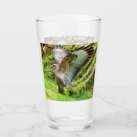 バザードの翼を伸ばす タンブラーグラス (正面)