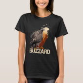 バザードスカベンジャーハゲワシ鳥ヴィンテージ林 Tシャツ (正面)