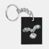 バザードファンの翼とテールランディング キーホルダー (正面左)