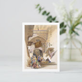 バザールのゲートウェイ、グランドカイロ、パブ。1846 (lithoo) ポストカード (スタンド正面)