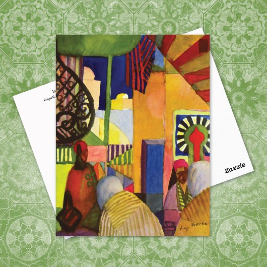 バザール・チュニジア・マ威厳があるーク ポストカード