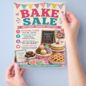 バザー販売チラシ チラシ (手)